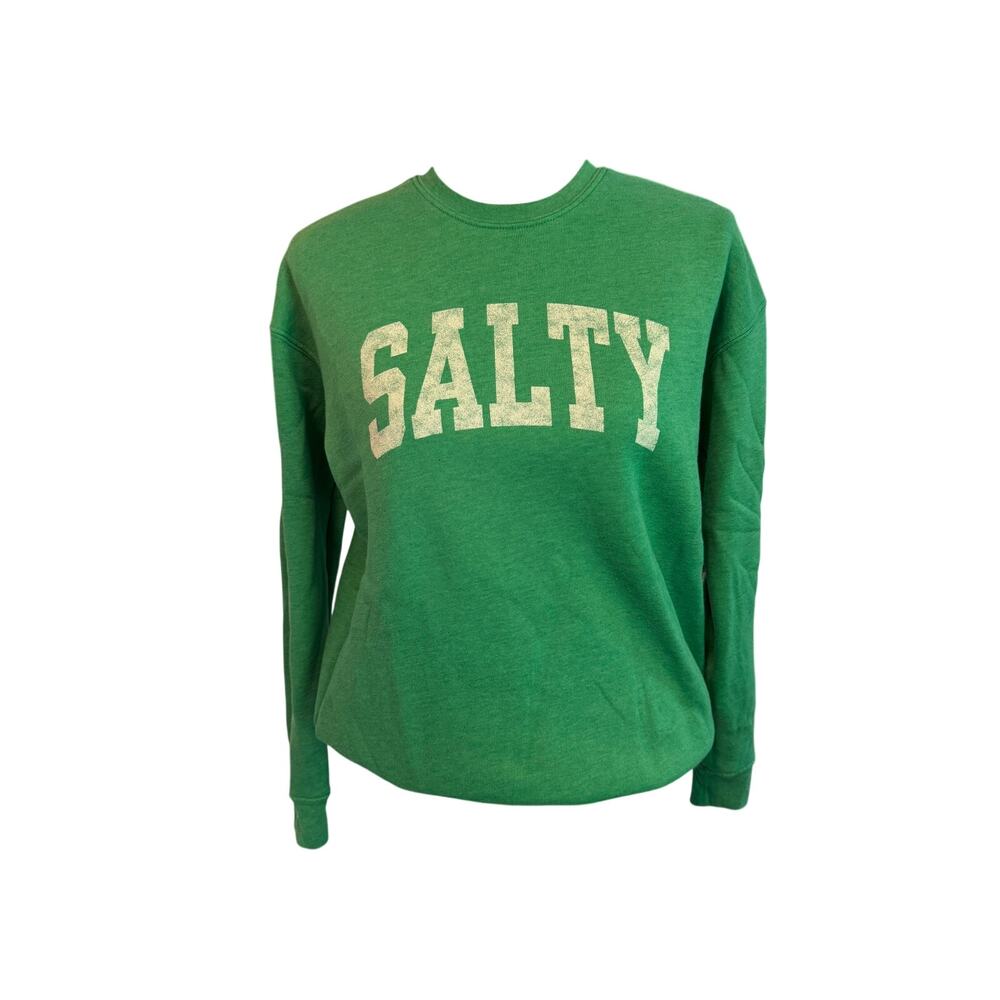 Salty Oat Collective Green Crewneck Size Small